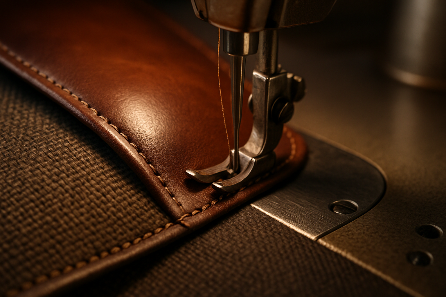 Attaching Leather to Fabric Hybrids